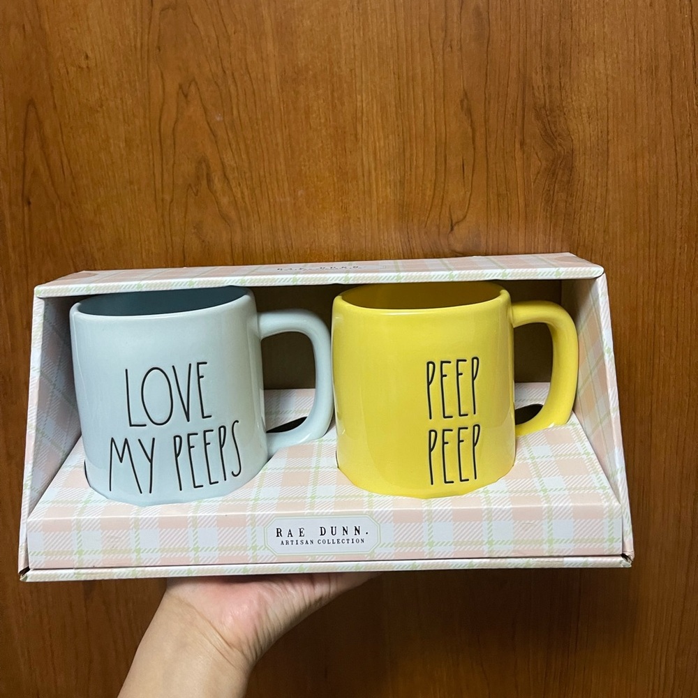 Rae Dunn Artisan Mugs-Love My Peeps & Peep Peep